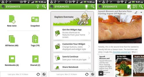 Evernote Android Uygulaması Cepkolik