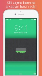 Kilit Ekranları iOS Uygulaması