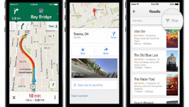 Google Maps’ten iOSa Yeni Özellikler