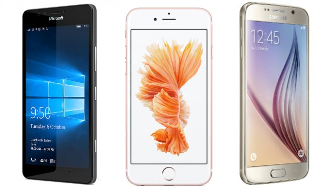 Microsoft Lumia 950 mı ? Apple iPhone 6 mı? yoksa Samsung Galaxy S6 mı ? karşılaştırma
