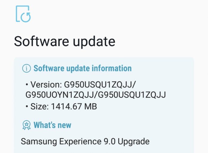 Samsung Experience 9.0