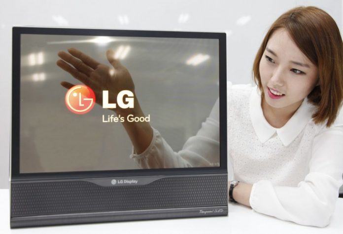 LG Yuvarlanabilir Televizyon