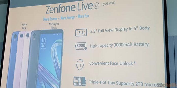 Zenfone-live-L1 Giriş Seviyesi Telefon Asus Zenfone Live L1 (ZA550KL) Tanıtıldı