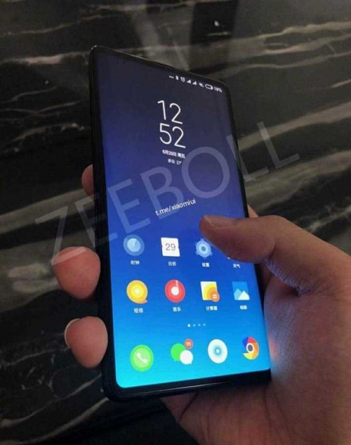  Xiaomi Mi Mix 3 new live images Sealed! Here is the giant screen ... 