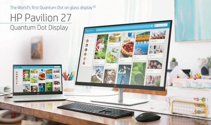 HP-Pavilion-27 QLED Teknolojili Ekran HP Pavilion 27 Tanıtıldı