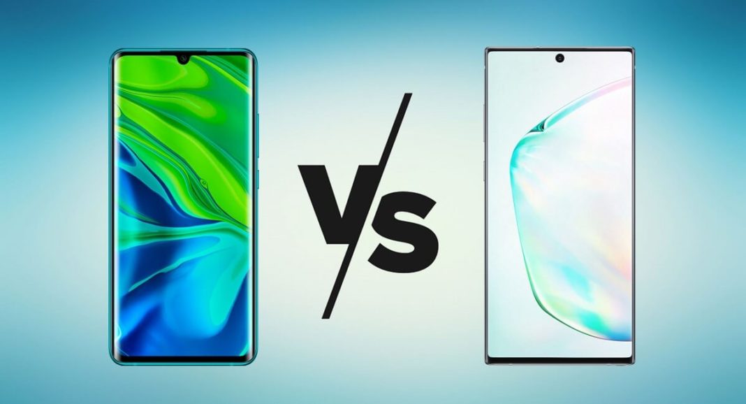 samsung note 10 vs xiaomi note 10 lite