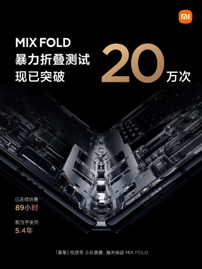 Xiaomi Mi Mix Fold dis