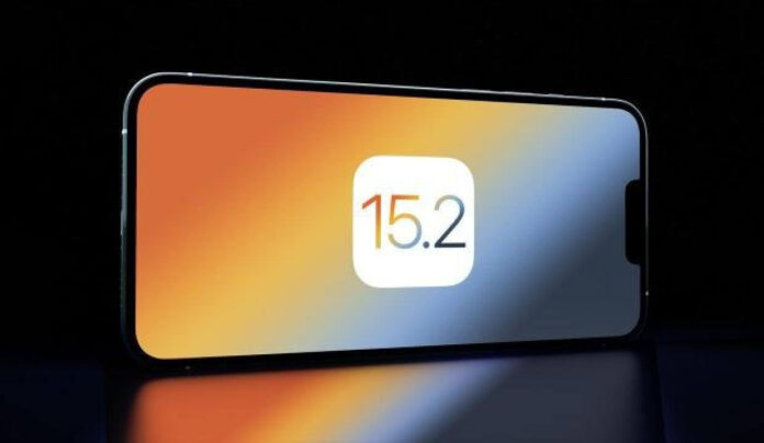 iOS 15.2 güncellemesi