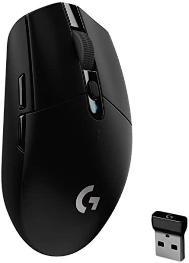 Logitech G G305 LIGHTSPEED Kablosuz Oyuncu Mouse, 12.000 DPI HERO Sensör, 6 Programlanabilir Tuş, 1 ms Bildirim Hızı, 99 gr Ağırlık, 250 Saat Pil Ömrü, Siyah