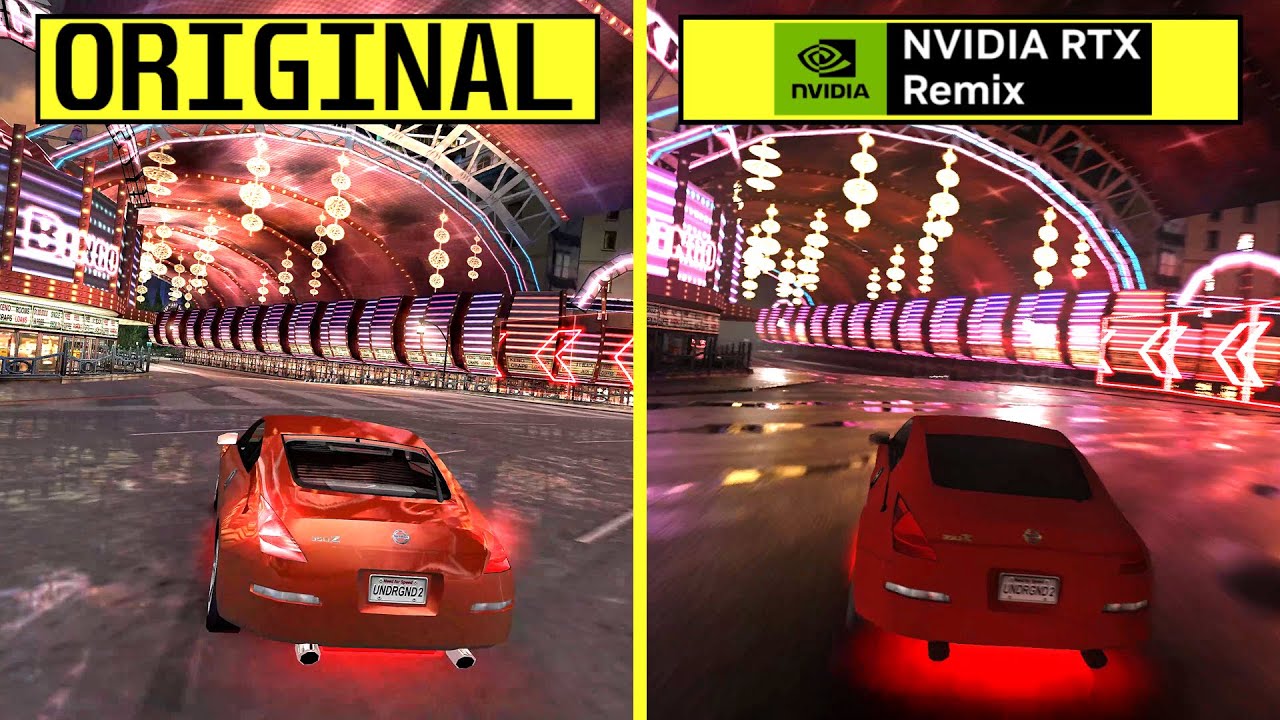 Need for Speed Underground RTX Remix Versiyonu Çıktı