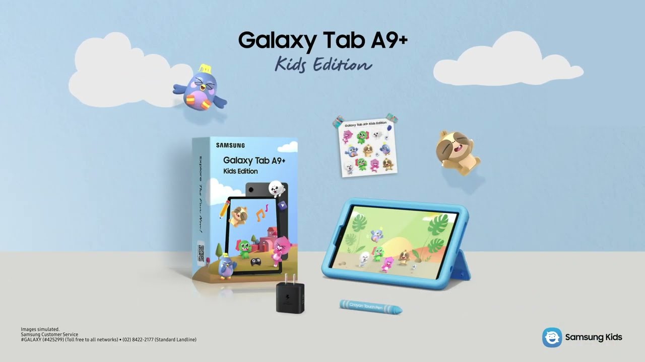 Samsung Çocuklara Özel Galaxy Tab A9+ Kids Edition Tabletini Duyurdu